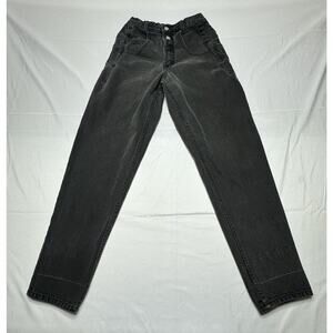 Vintage Guess Men's Black High Rise Tapered Leg Denim Jeans - Size 25x31 *READ*